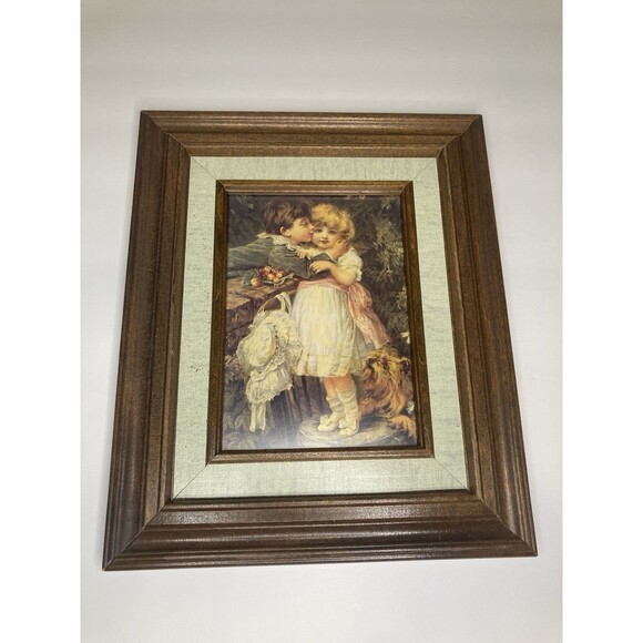 Other - Victorian Cottage Over The Garden Wall Frederick Morgan Repro Framed Wall Art